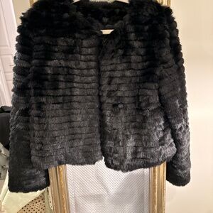 Aqua Black Teddy Jacket